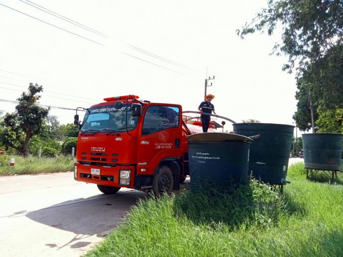 บริการน้ำอุปโภค บริโภค แก่ประชาชนซึ่งได้ขอความช่วยเหลือผ่านทางระบบ E-Service 