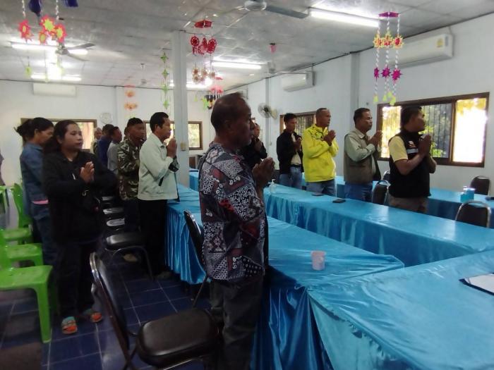 เทศบาลตำบลห้วยยางประชุมโครงการป้องกันและลดอุบัติเหตุทางถนนในช่วงเทศกาลปีใหม่