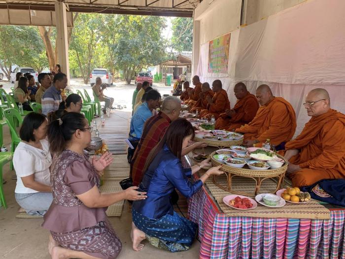 โครงการทำบุญตักบาตรเนื่องในเทศกาลวันขึ้นปีใหม่ ประจำปีงบประมาณ พ.ศ. ๒๕๖๗